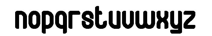 Heart Byte Bold Font LOWERCASE