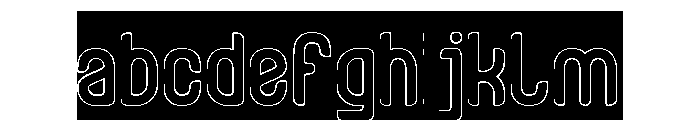Heart Byte-Hollow-Inverse FONT