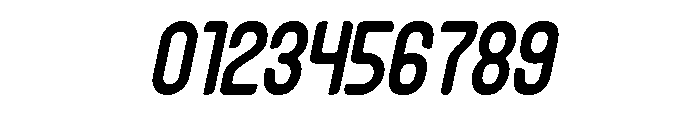 Heart Byte Italic Font OTHER CHARS