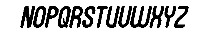 Heart Byte Italic Font UPPERCASE