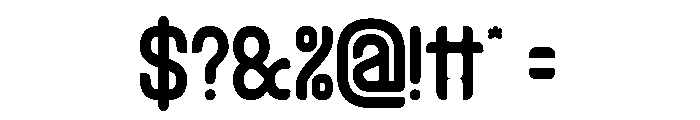 Heart Byte Font OTHER CHARS