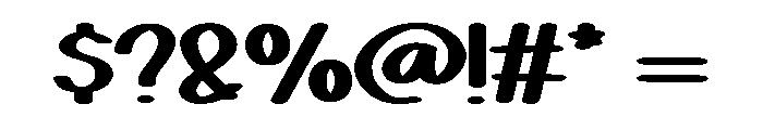 Heart Candy Regular Font OTHER CHARS