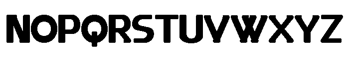 Heart Chunky Regular Font LOWERCASE