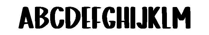 Heart Cute Regular Font UPPERCASE