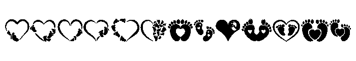 Heart Foot Love FONT