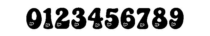 Heart Groove Font OTHER CHARS