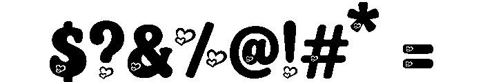 Heart Groove Font OTHER CHARS