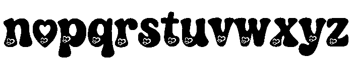 Heart Groove Font LOWERCASE