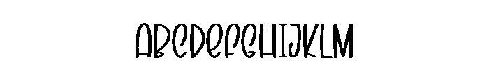 Heart Handmade Font UPPERCASE