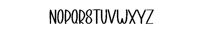 Heart Handmade Font LOWERCASE
