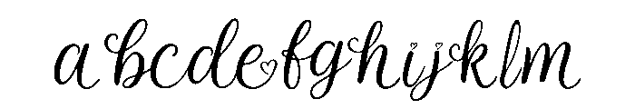Heart Melody FONT
