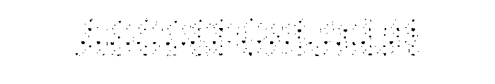 Heart Mom Font UPPERCASE