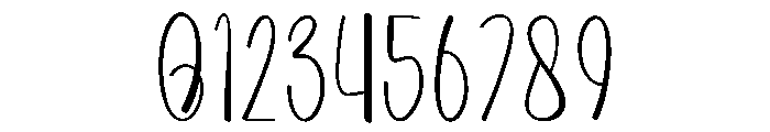 Heart Outline Font OTHER CHARS