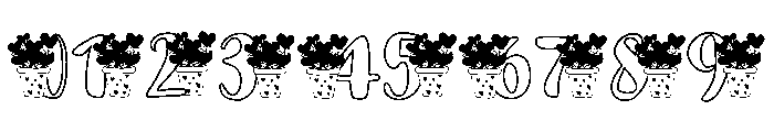 Heart Pot Font OTHER CHARS
