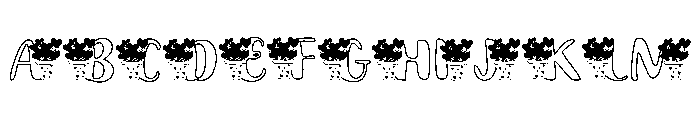 Heart Pot Font UPPERCASE