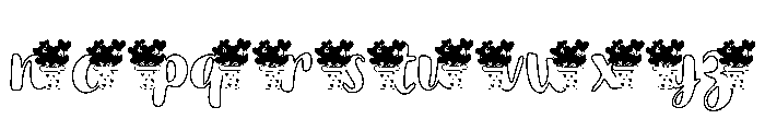 Heart Pot Font LOWERCASE