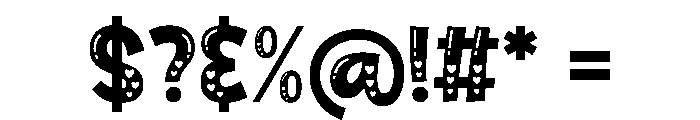 Heart Shake Font OTHER CHARS