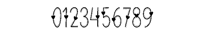Heart Stitch Font OTHER CHARS