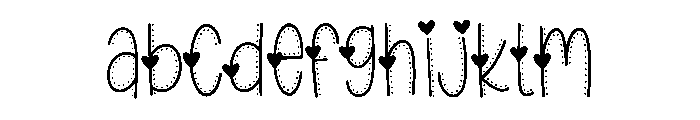 Heart Stitch FONT