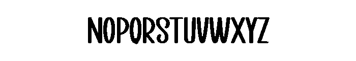 Heart Watercolor Font LOWERCASE
