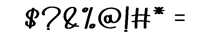 Heart Words Font OTHER CHARS