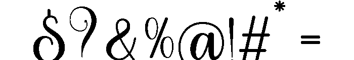 Heart hope Regular Font OTHER CHARS