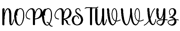 Heart hope Regular Font UPPERCASE