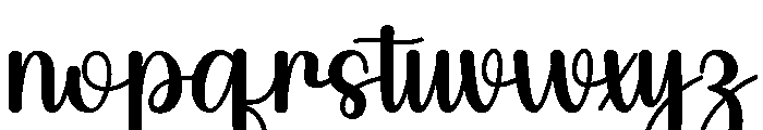 Heart hope Regular Font LOWERCASE