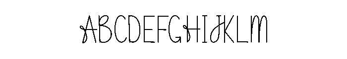 Heart1 Font UPPERCASE