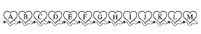 HeartLink Monogram FONT