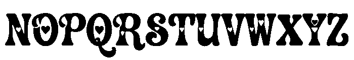 HeartLoom Font UPPERCASE