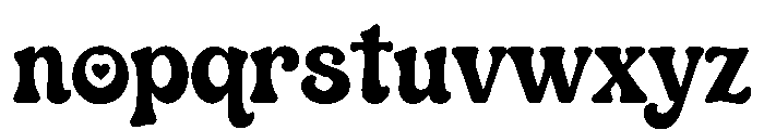 HeartLoom Font LOWERCASE
