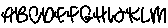 HeartMelt Font UPPERCASE