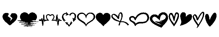 Hearta Font UPPERCASE