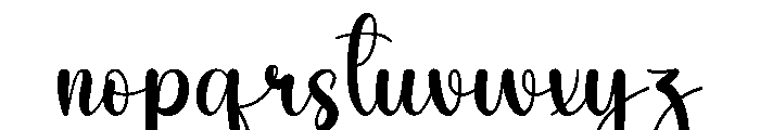 Heartfully Font LOWERCASE
