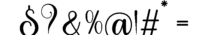 Hearthope-Regular Font OTHER CHARS