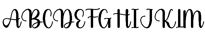 Hearthope-Regular Font UPPERCASE