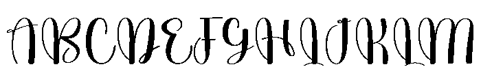 Hearting Karina Font UPPERCASE