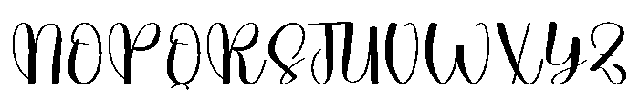 Hearting Karina Font UPPERCASE
