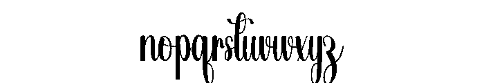 Hearting Mommy Font LOWERCASE