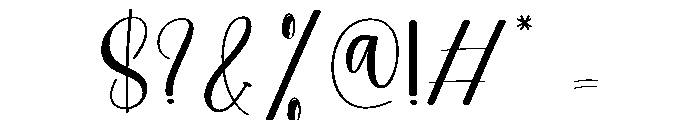 Hearting Font OTHER CHARS