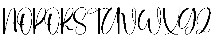 Hearting Font UPPERCASE