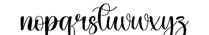 Hearting Font LOWERCASE
