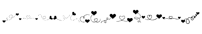 Heartline Love Font UPPERCASE