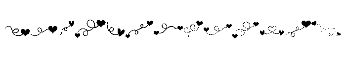 Heartline Love Font UPPERCASE