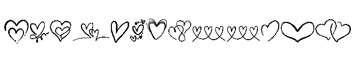 Hearts Bundlen FONT