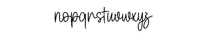 Hearts Delights Font LOWERCASE