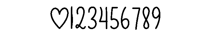 Heartwish Font OTHER CHARS