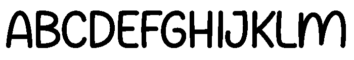 Hearty Snow Font UPPERCASE