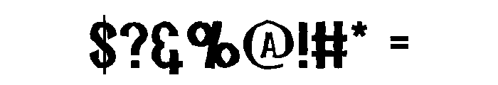 Heary Font OTHER CHARS